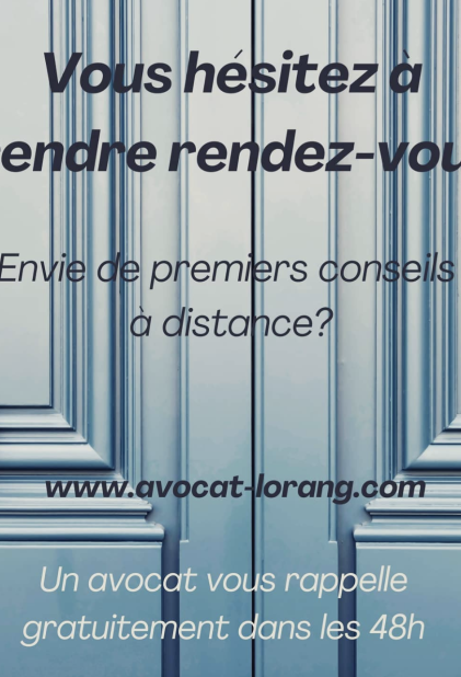 Prendre rendez-vous chez un avocat