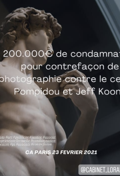 Contrefaçon de photographies: 200.000 euros de condamnation