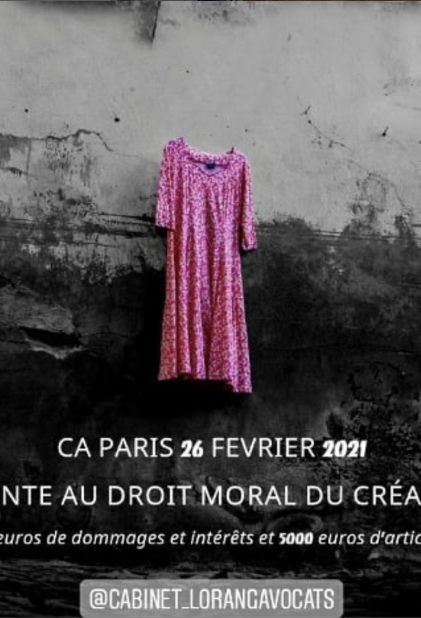 Atteinte du droit moral du créateur