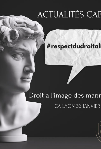 Respect du droit à l'image d'un mannequin, sanction prononcée