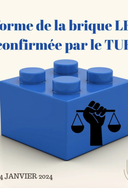 La forme de la brique LEGO confirmée par le TUE