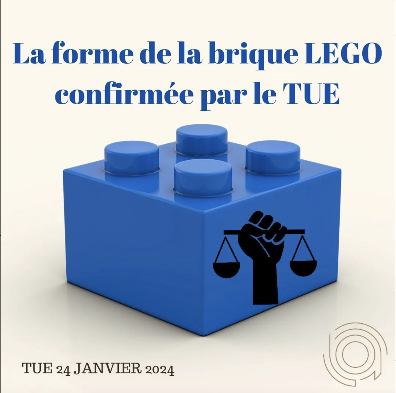 La forme de la brique LEGO confirmée par le TUE